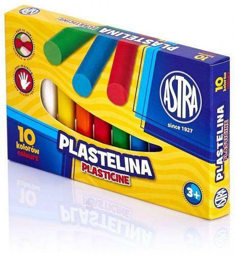 Plastelina szkolna ASTRA 10 kolorów