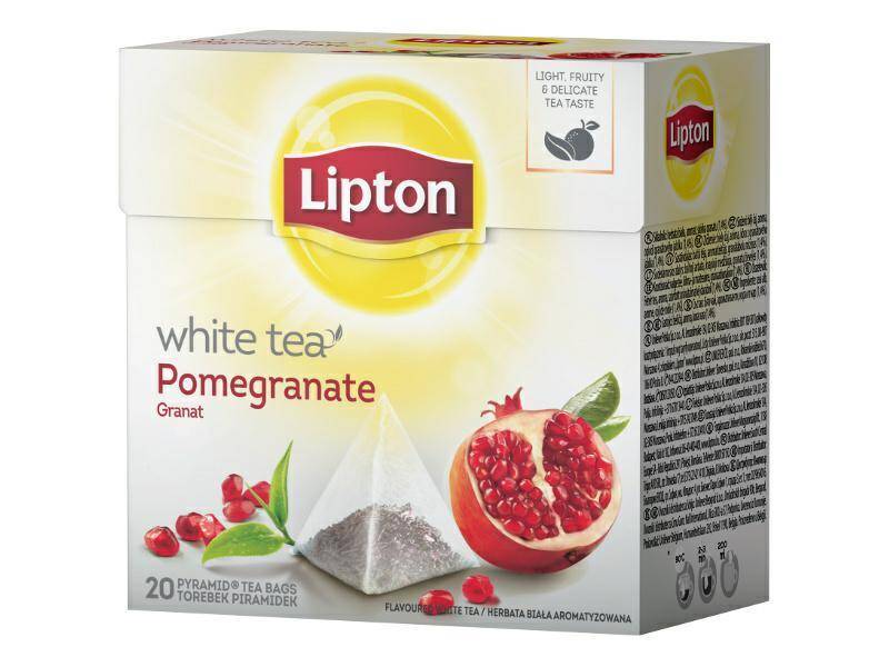 Herbata LIPTON biała z owocem granatu