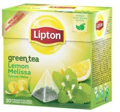 Herbata LIPTON Zielona Cytryna i Melisa