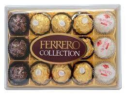 Rocher chocolat au lait fourrés noisette collection Ferrero T15 - 172g