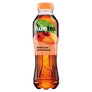 FUZETEA 0,5L black ice tea peach hibiscu