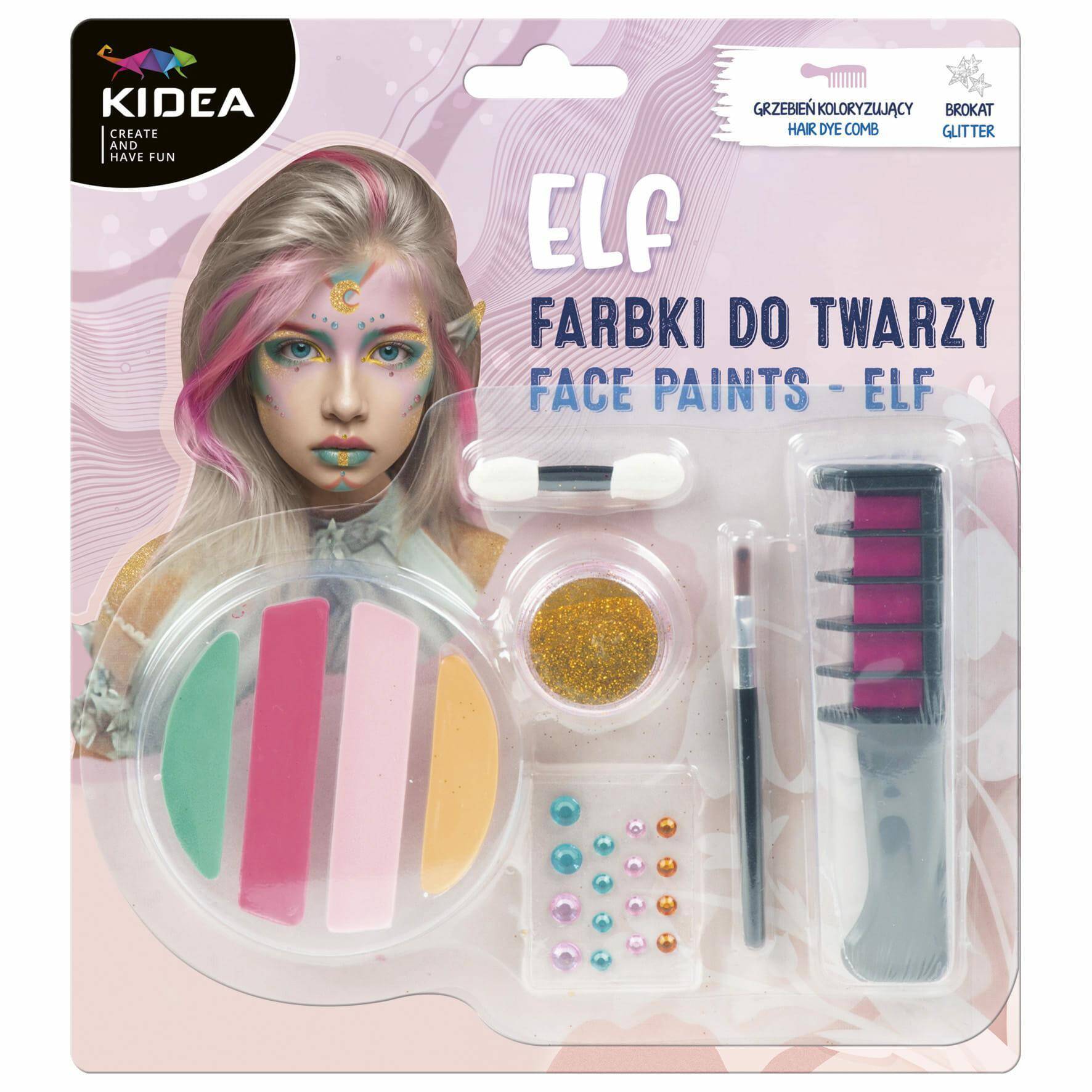 Farby do malowania twarzy Kidea 91973