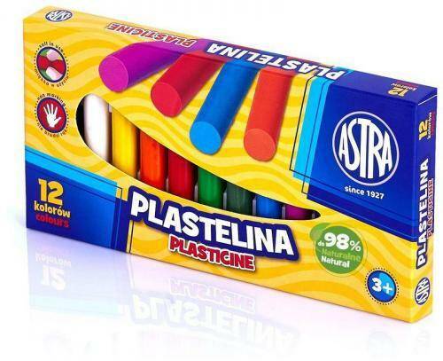 Plastelina szkolna ASTRA 12 kolorów