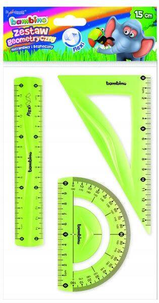 Zestaw geometryczny Bambino 3 elem. 15cm