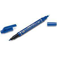 Marker Pentel TWIN TIP niebieski N75W