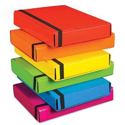 Teczka BOX z gumką VauPe 341/03 niebiesk