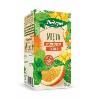 Herbata HERBAPOL mięta z pomarańczą