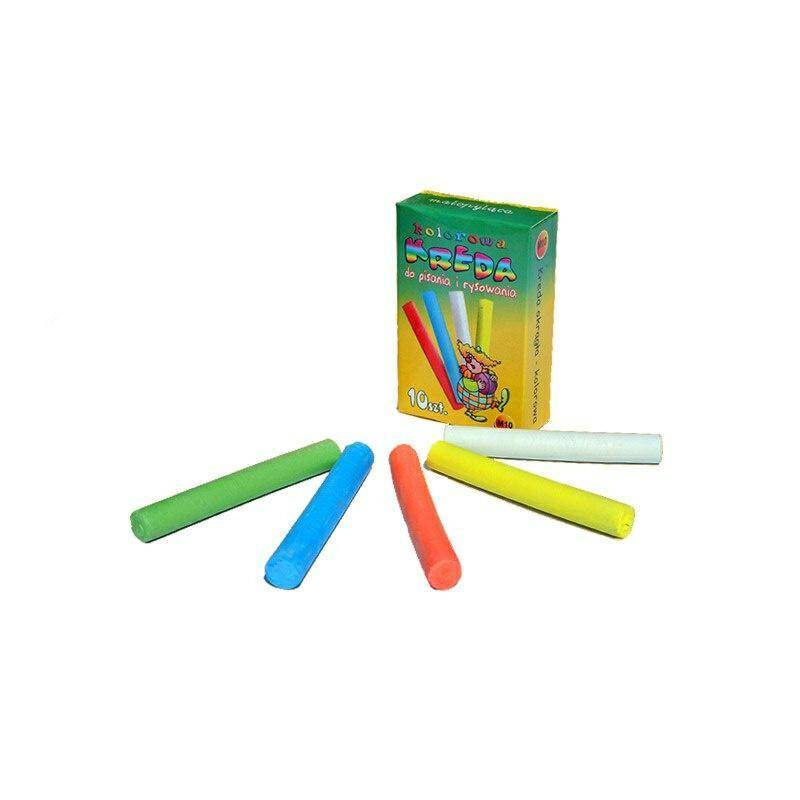 Kreda kolorowa MAR-BOR 10szt 00097