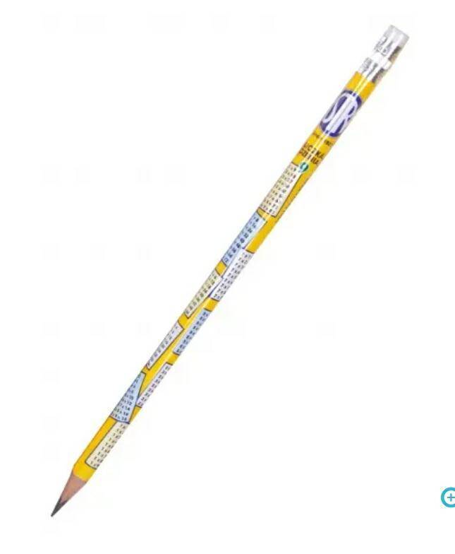 Ołówek Astra  z gumka tabliczką mnożenia