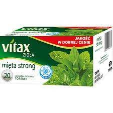 Herbata VITAX Zioła mięta strong (20