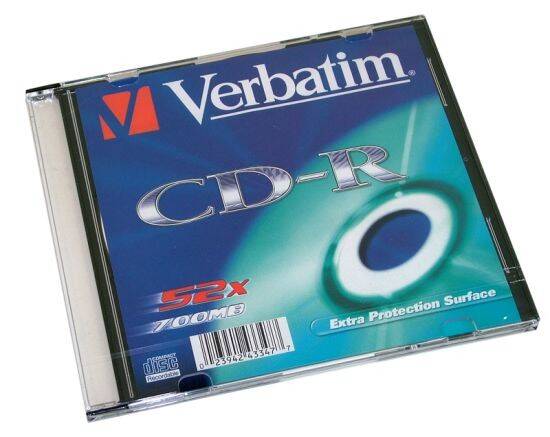 Dysk CD-R VERBATIM 700MB 52x slim
