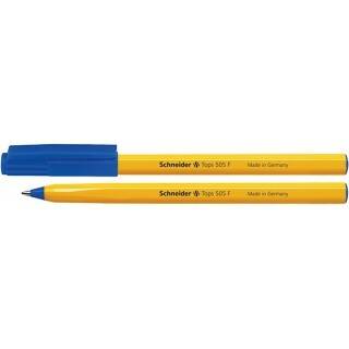 Długopis SCHNEIDER TOPS 505, F niebieski
