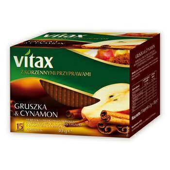 Herbata VITAX Gruszka & Cynamon (15