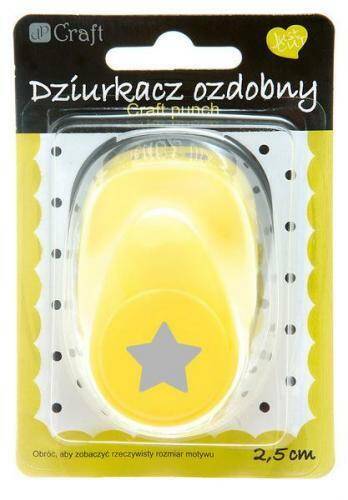 Dziurkacz ozdobny Dp Craft 2,5cm gwiazda