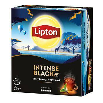 Herbata LIPTON Intense black (92)