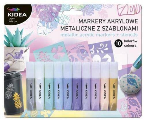 Markery Kidea akrylowe 10 kolorów 89864