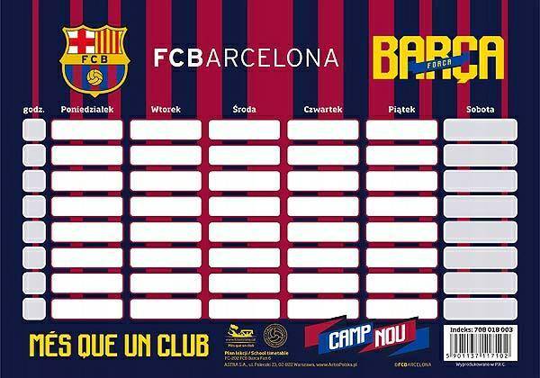 Plan lekcji FC BARCELONA FC-202