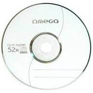 Dysk CD-R Omega 700MB koperta (10)