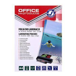 Folia laminacyjna A4 125mic Office