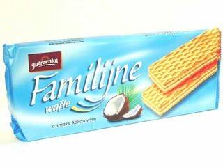 Wafle JUTRZENKA familijne kokosowe 180g