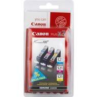 Cartridge CANON CLI521 zestaw C/Y/M