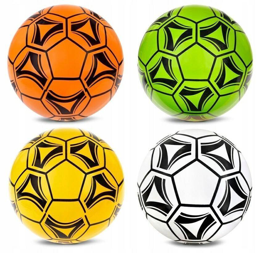 Piłka gumowa Soccer 23cm mix kolorów