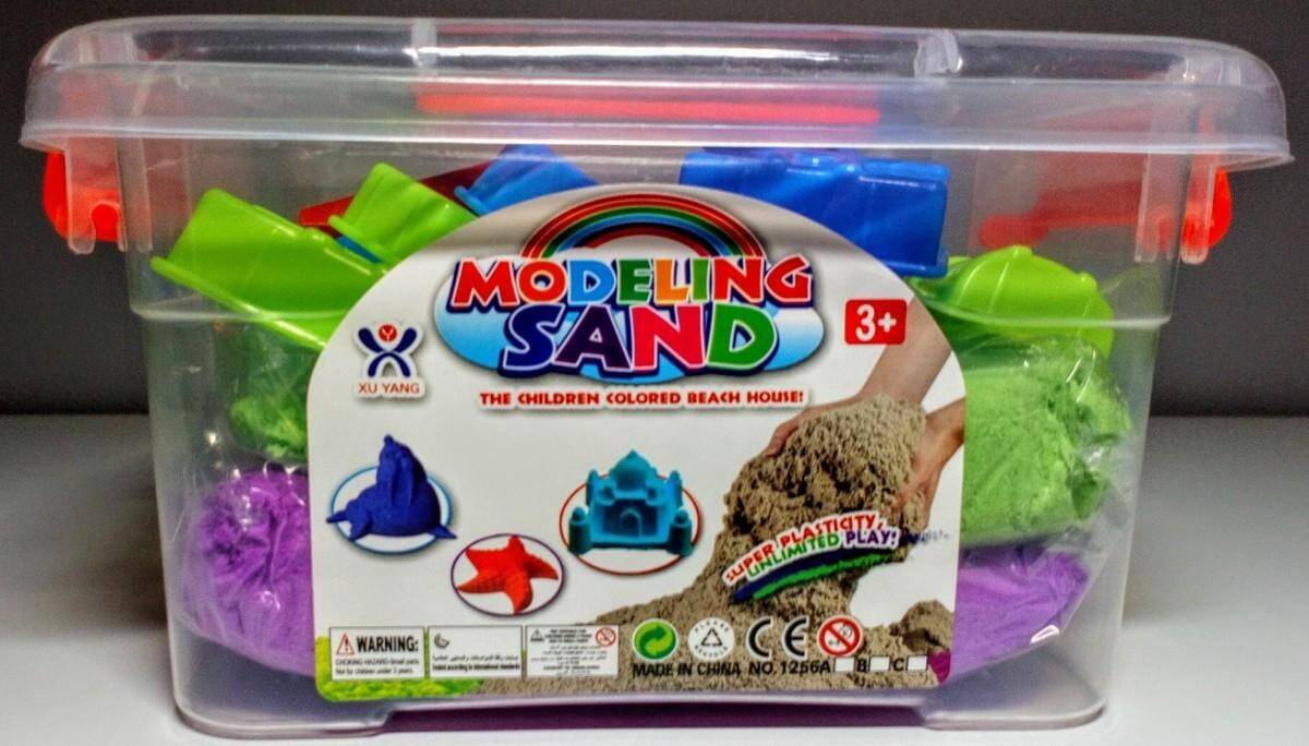 modeling sand piasek zestaw (Zdjęcie 4)