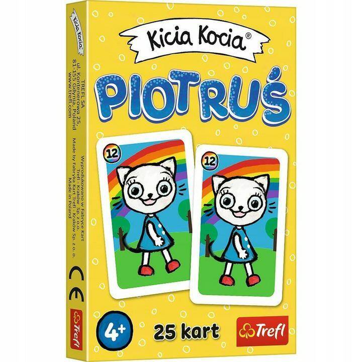 TREFL kicia kocia karty Piotruś 08512