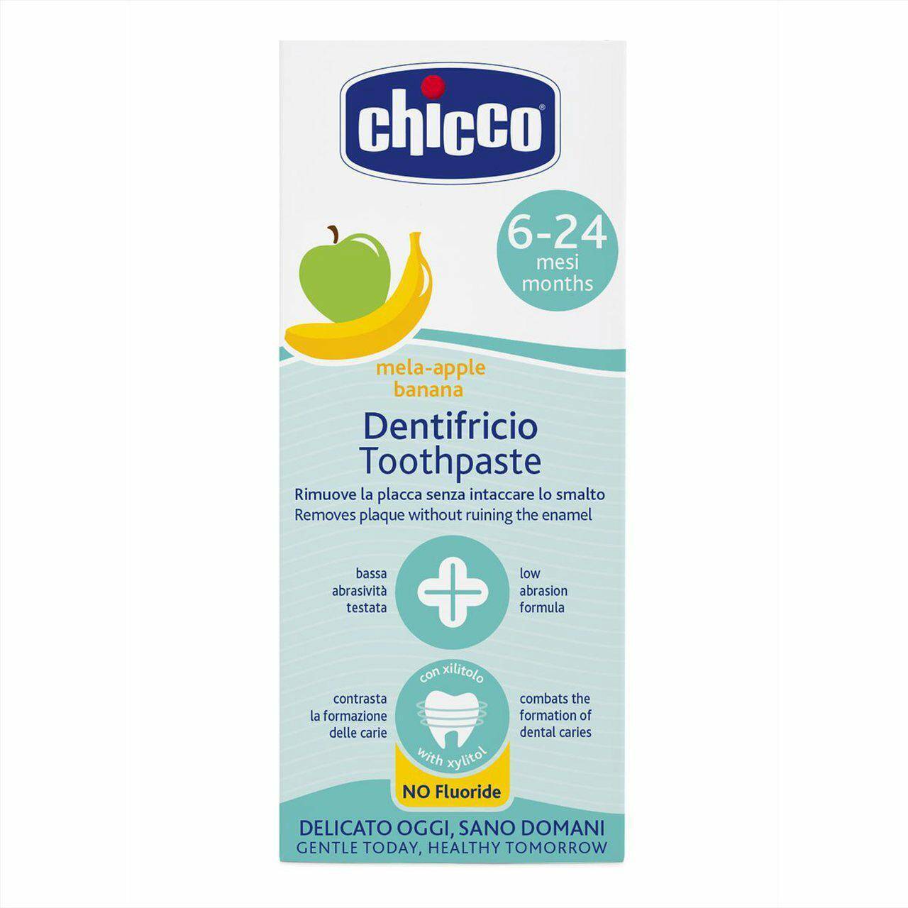CHICCO pasta do zębów bez fluoru 6m+ (Zdjęcie 2)