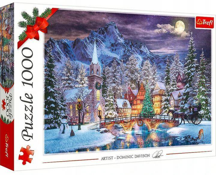TREFL puzzle 1000 elementów świąteczna