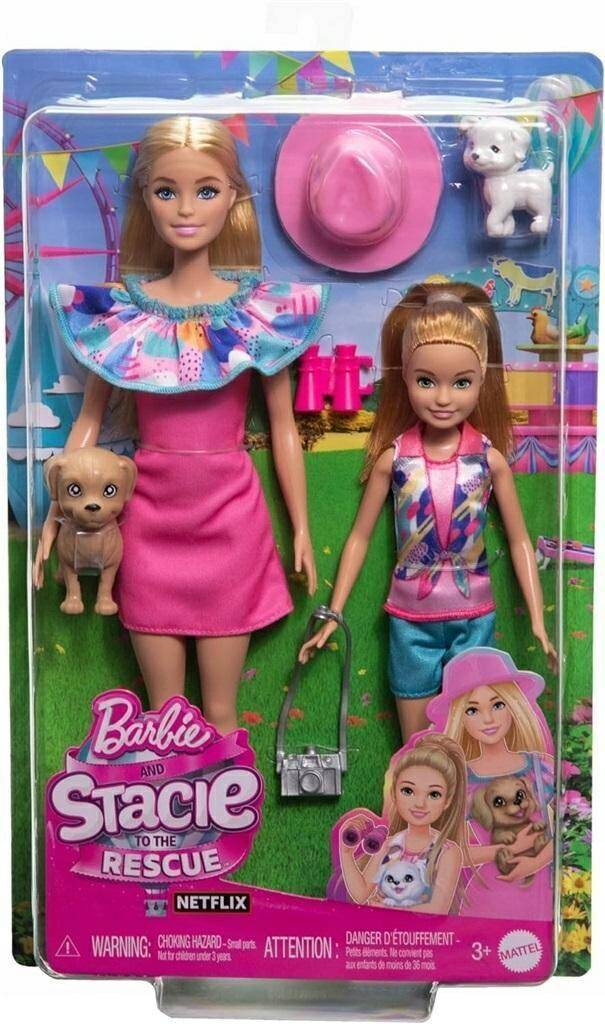 BARBIE lalka Stacie i Barbie z pieskami