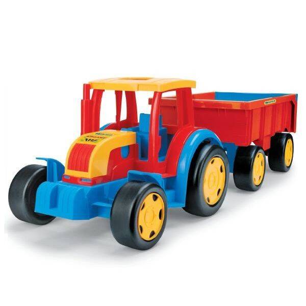WADER traktor gigant z przyczepą 66100