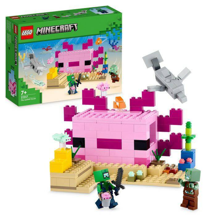 LEGO MINECRAFT 21247 dom Axolotla