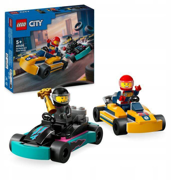 LEGO CITY 60400 gokarty i kierowcy