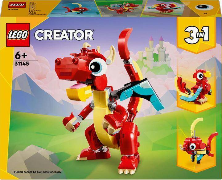 LEGO CREATOR 31145 czerwony smok