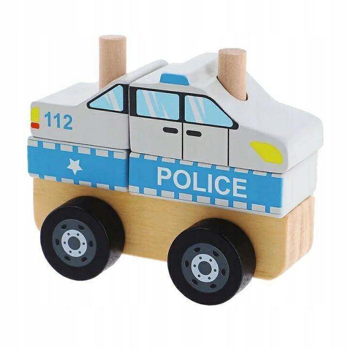 TREFL zabawka drewniana policja