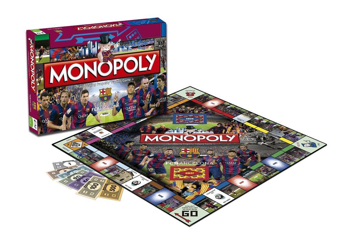 HASBRO gra monopoly FC  Barcelona (Zdjęcie 2)