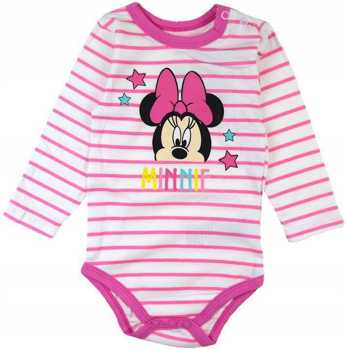 Body długi rękaw Myszka Minnie 68-92cm