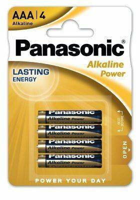 PANASONIC baterie alkaiczne AAA 4 szt