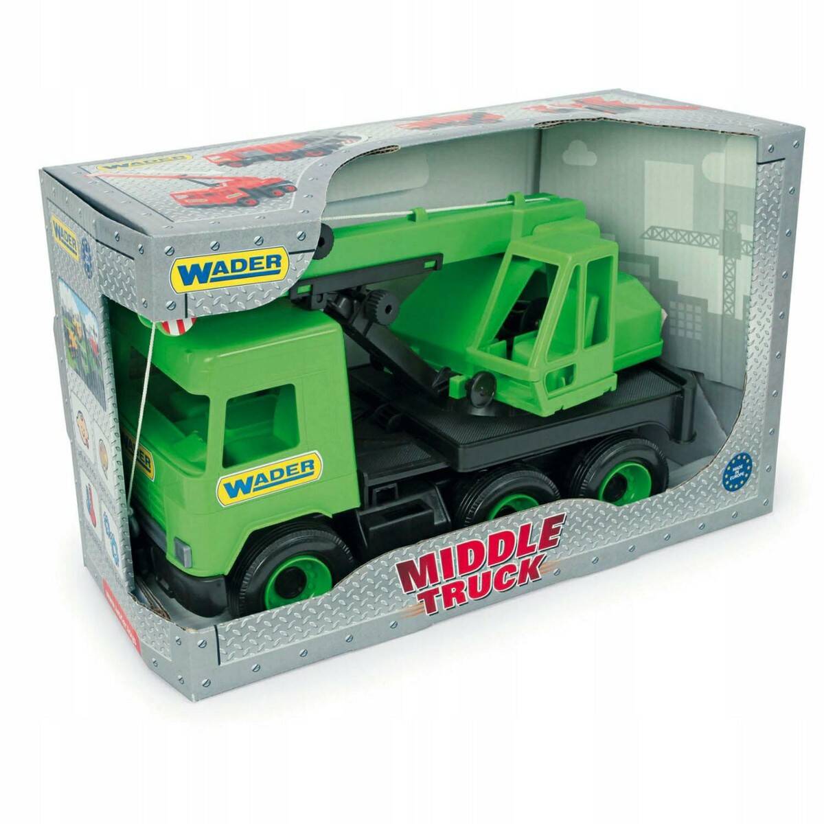 WADER 32102 Middle Truck dżwig zielony