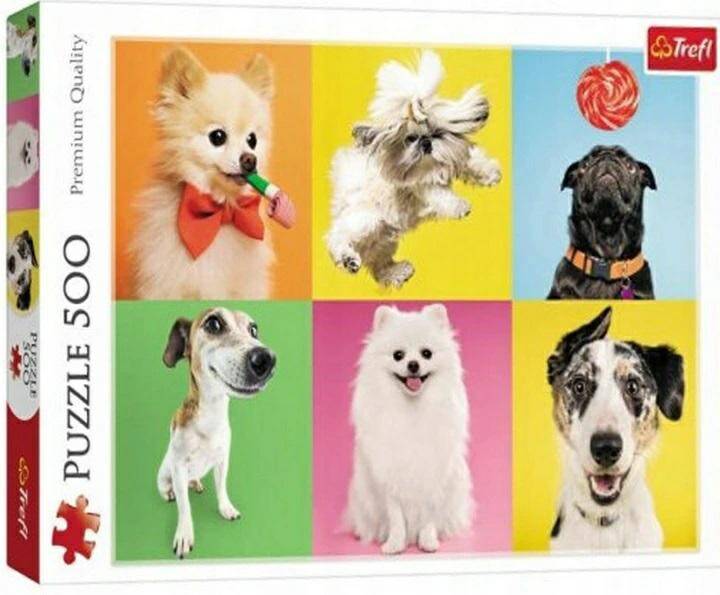 TREFL puzzle 500 el. Psy 37378