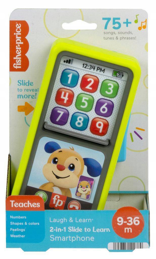 FISHER PRICE smartfonik 2w1 przesuwaj