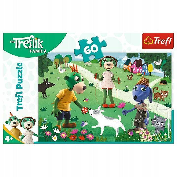 TREFL puzzle Radosny Dzień Treflików