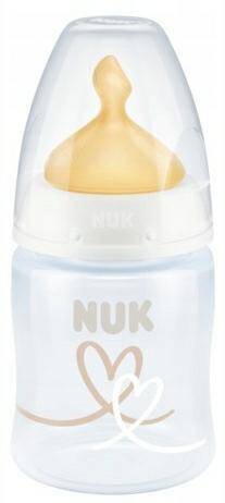 NUK butelka FC+ 150ml biała smoczek