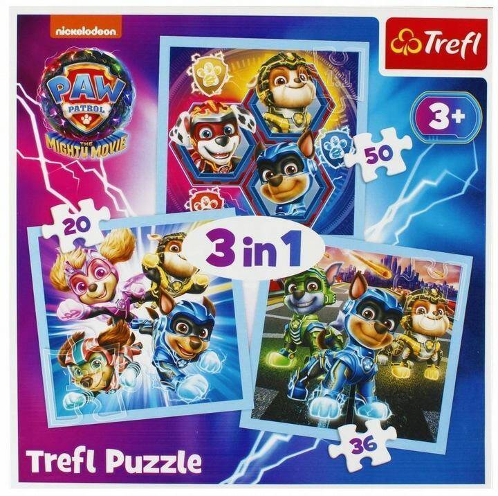 TREFL puzzle 3w1 Psi Patrol Moc Mighty