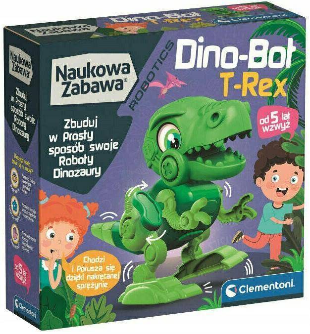 CLEMENTONI Naukowa zabawa Dino-bot T-Rex