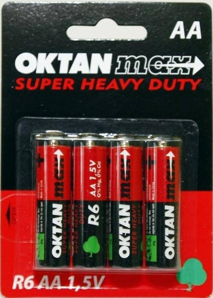Bateria oktan max AA R6 1,5V 4szt