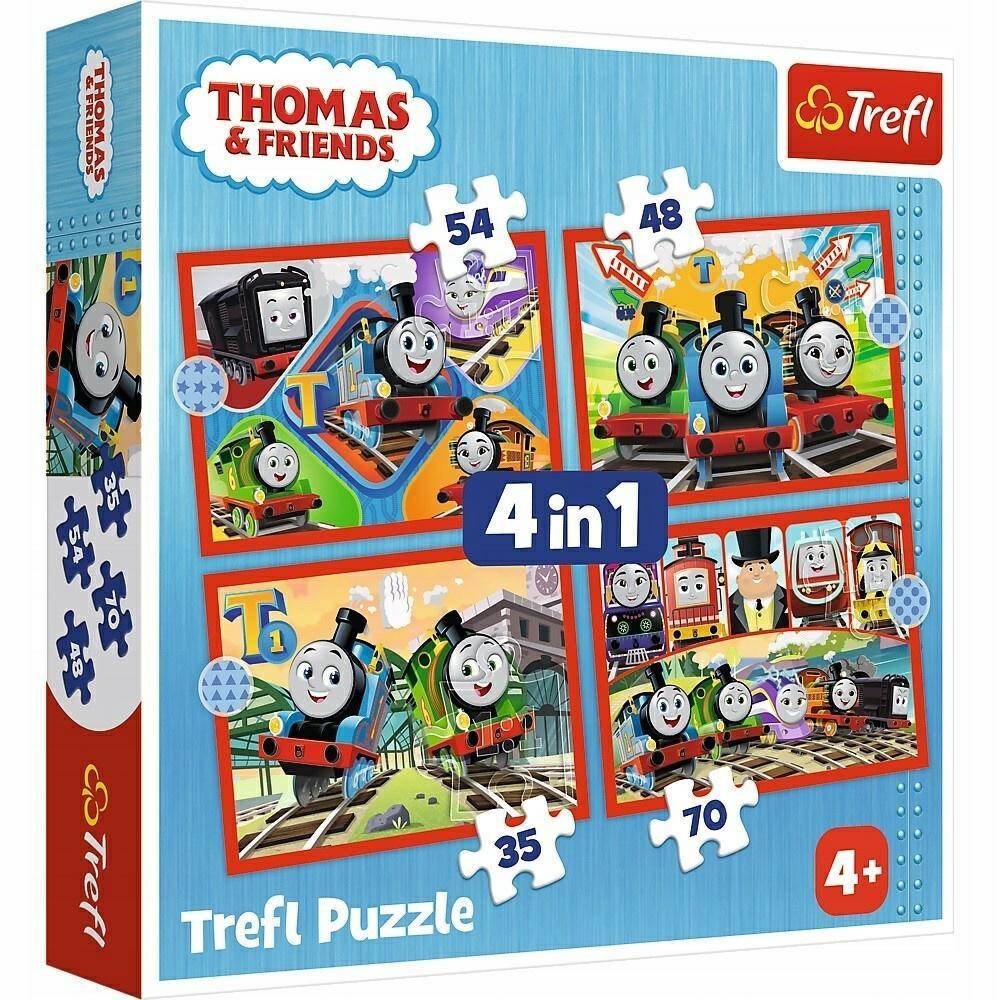 TREFL puzzle 4w1 Tomek i Przyjaciele