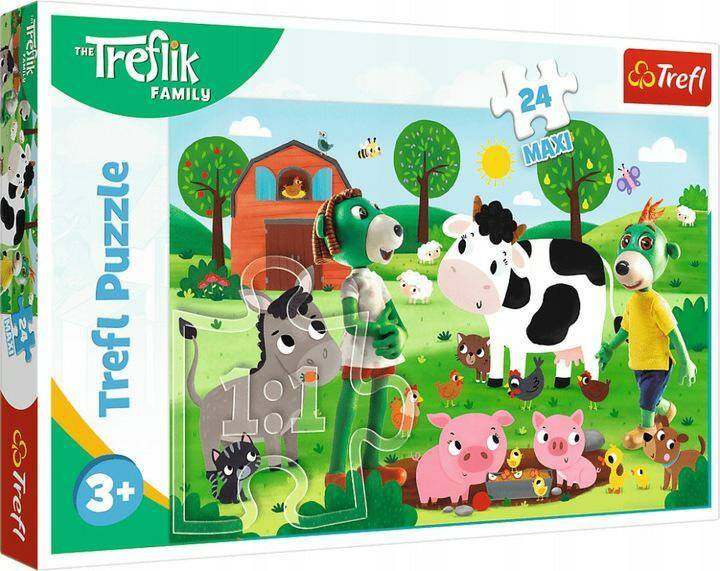 TREFL puzzle 24 maxi  Trefliki na Wsi