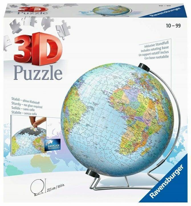 RAVENSBURGER puzzle 3D globus 540
